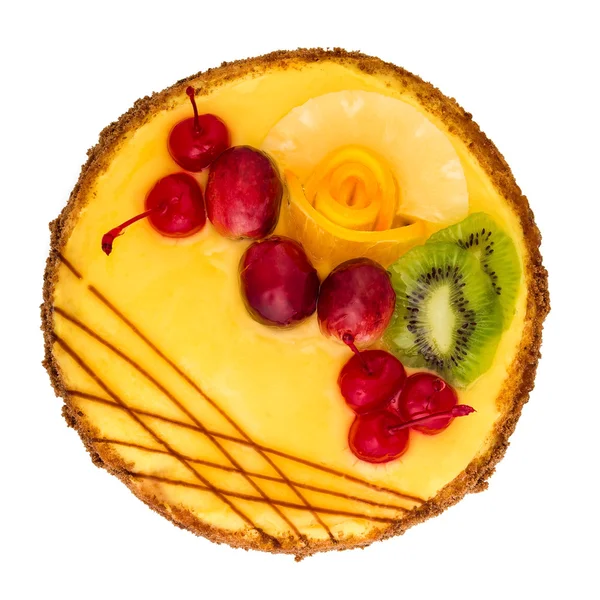 Kuchen mit Früchten — Stockfoto