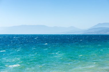 Doğa deniz manzarası arka plan