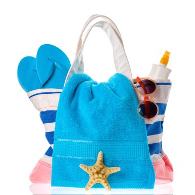 İzole plaj çantası