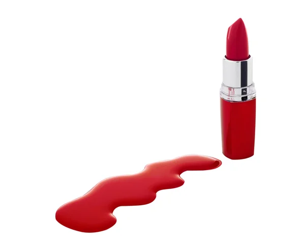 Red lipstick isolated — Stock Photo, Image