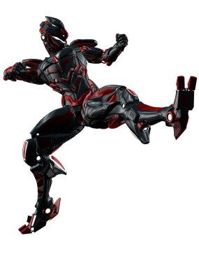 Bir robotun 3D canlandırması