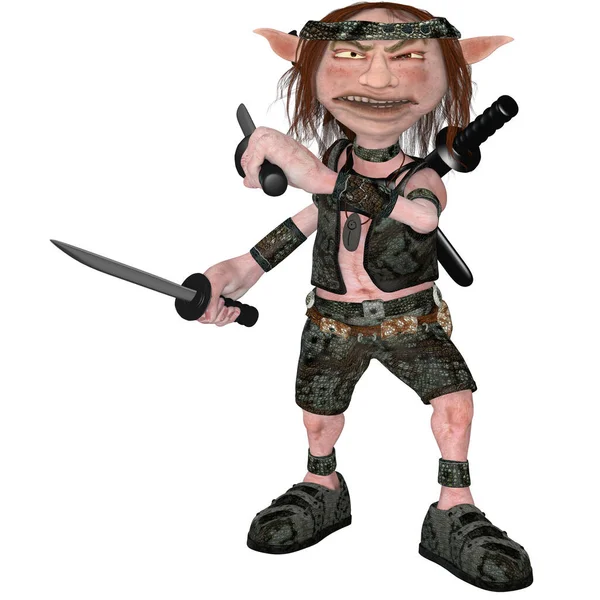 Render Toon Fantasy Figure — Stock Photo, Image