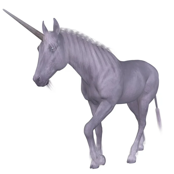 Rendering Unicorno Fantasy — Foto Stock