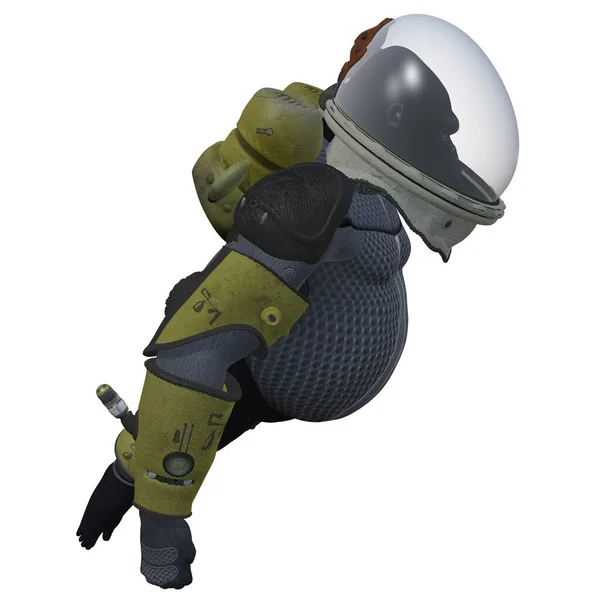 Render Gorilla Spacesuit — Stock Photo, Image