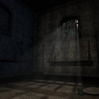 Mistik bir atmosferi olan bir fantezi arka planının 3 boyutlu çizimi 