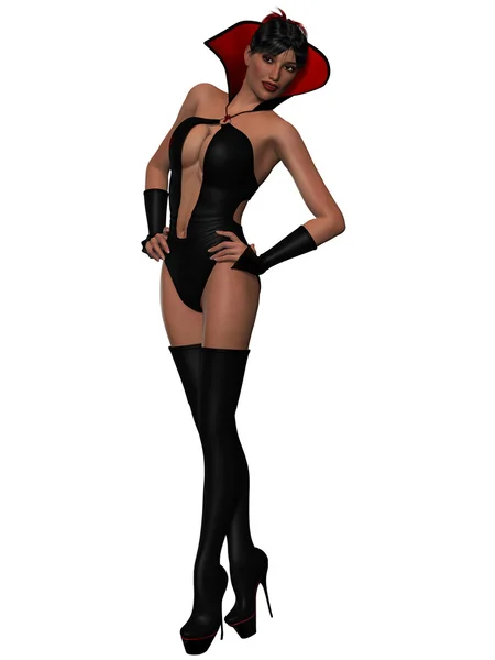 Sexig halloween outfit — Stockfoto