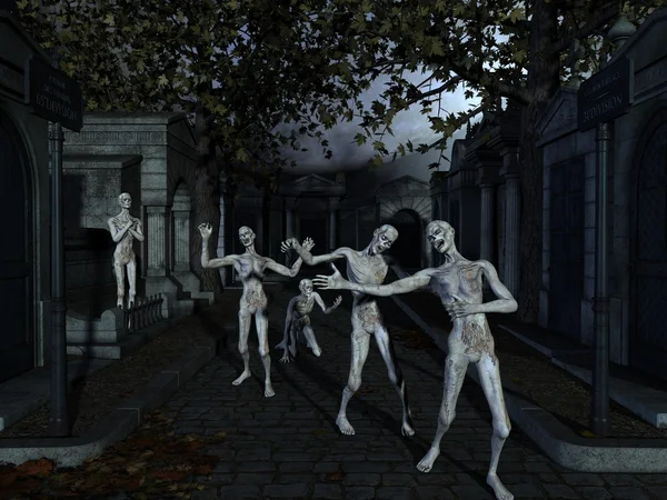 Halloween Hintergrund mit Kreatur — Stockfoto