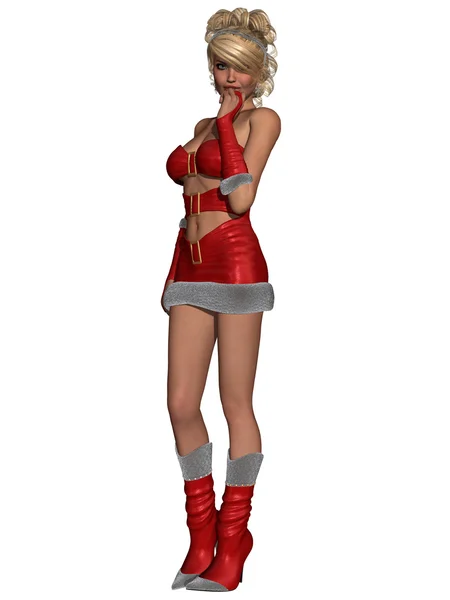 Sexy xmas girl — Stock Photo, Image