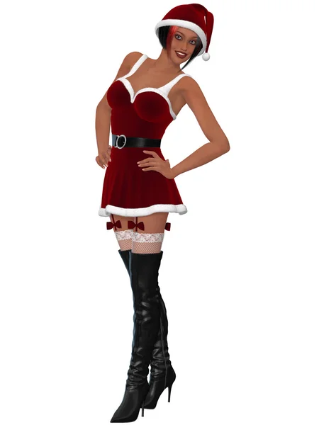 Sexy Santa Girl — Stock fotografie