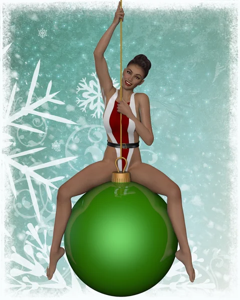 Sexy chica de Navidad — Foto de Stock