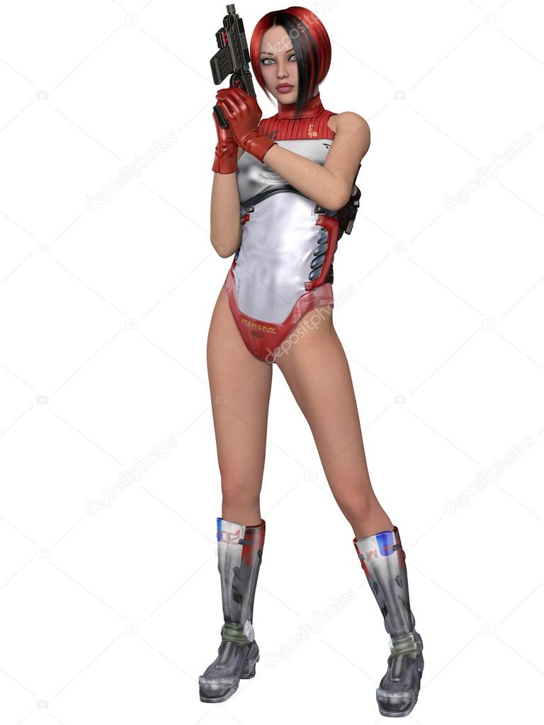 Futuristic sexy uniform