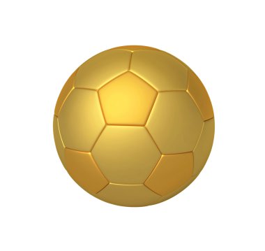 Kırpma yoluyla altın futbol topu