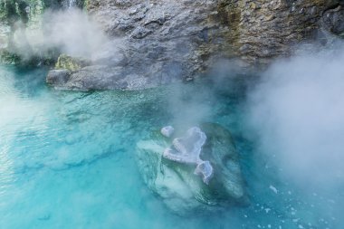 natural Kusatsu hot springs clipart