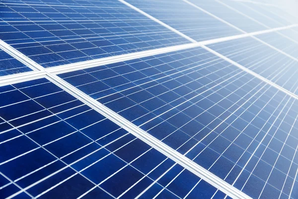 Moderne zonnepanelen — Stockfoto