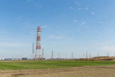 yüksek gerilim kuleleri ve iletim hatları