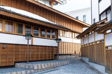 Traditional building in Japan clipart