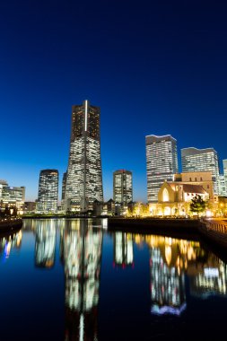 Yokohama cityscape akşam