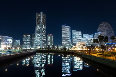 Yokohama cityscape akşam