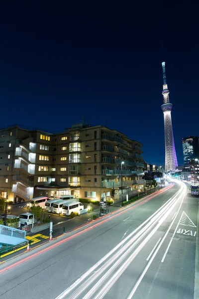 Tokyo manzarası, gece — Stok fotoğraf