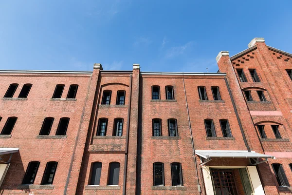 Red brick warehouse in Yokohama — Stock Photo, Image