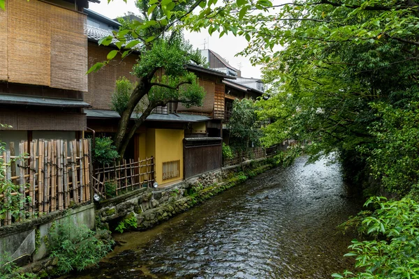 Tradycyjne architektury w Kyoto Gion — Zdjęcie stockowe