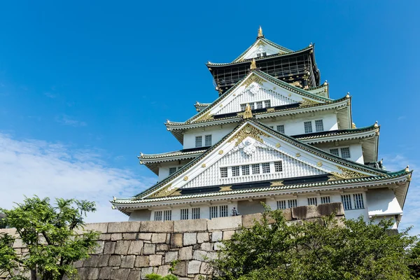 Hrad Osaka v Japonsku — Stock fotografie