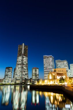 Yokohama cityscape akşam