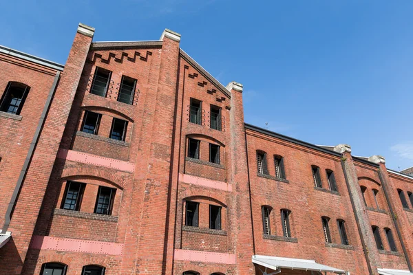 Red brick warehouse in Yokohama — Stock Photo, Image