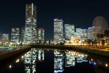 Yokohama manzarası, gece