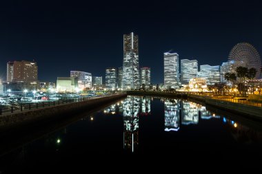 Yokohama manzarası, gece