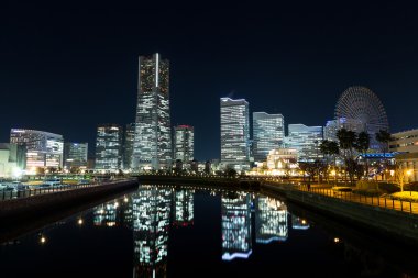 Yokohama manzarası, gece