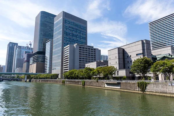 Osaka Cityscape no Japão — Fotografia de Stock