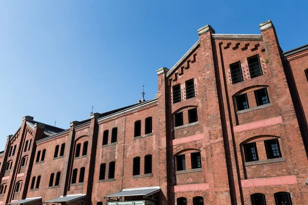 Red brick warehouse in Yokohama — Stock Photo, Image