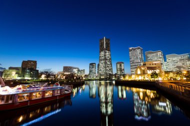 Yokohama manzarası, gece