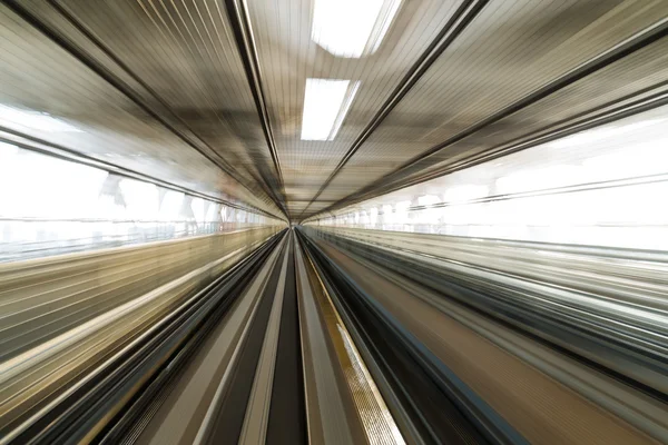 Desenfoque de movimiento del ferrocarril japonés —  Fotos de Stock