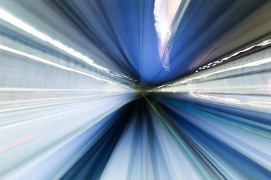 Metro'ya hareket ile bulanıklık bir şehir