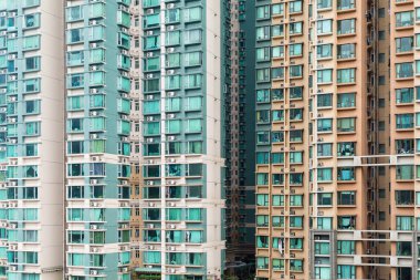 Hong Kong 'daki konut binası.