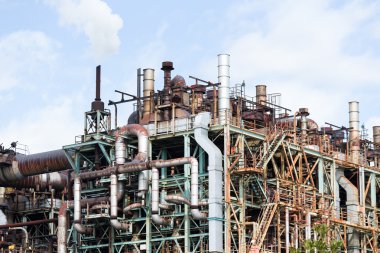 Büyük fabrikada Üretim binalar