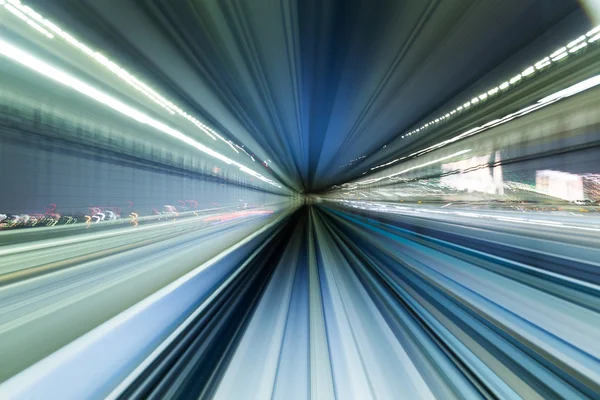 Blur motion of tunnel — Stock Photo, Image