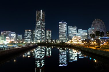 Yokohama manzarası, gece