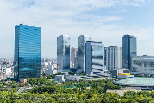 Vista del horizonte de Osaka en Japón —  Fotos de Stock