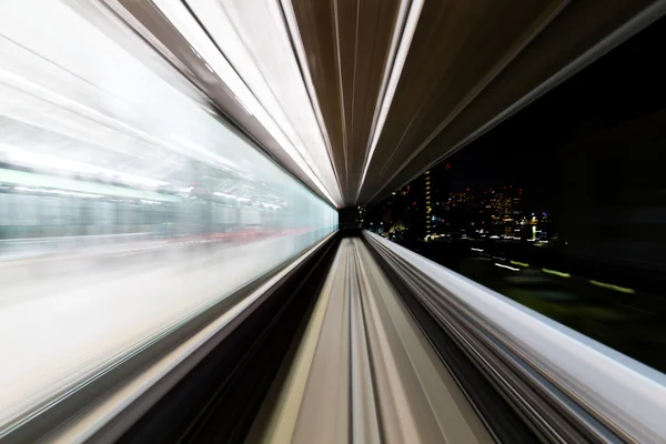 Blur motion in tunnel — Stock Photo, Image