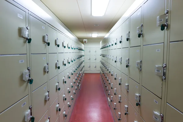 Modern Locker Room Lot Cells — Stock Photo, Image