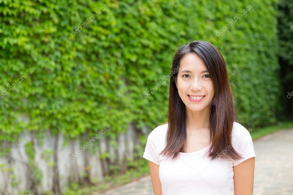 Asian young outdoor casting