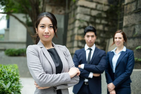 Grupo de personas de negocios multiétnicos — Foto de Stock