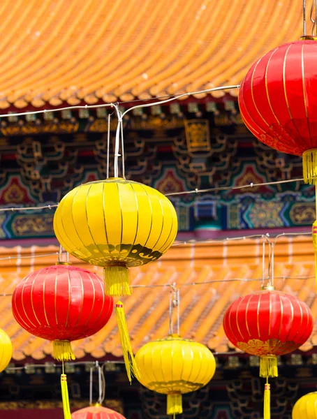Decorazione festiva della lanterna cinese — Foto Stock