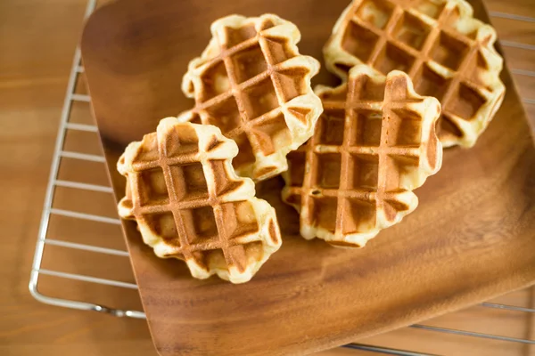 Zelfgemaakte zoete wafels — Stockfoto