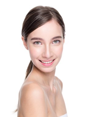 Genç güzel kadın.