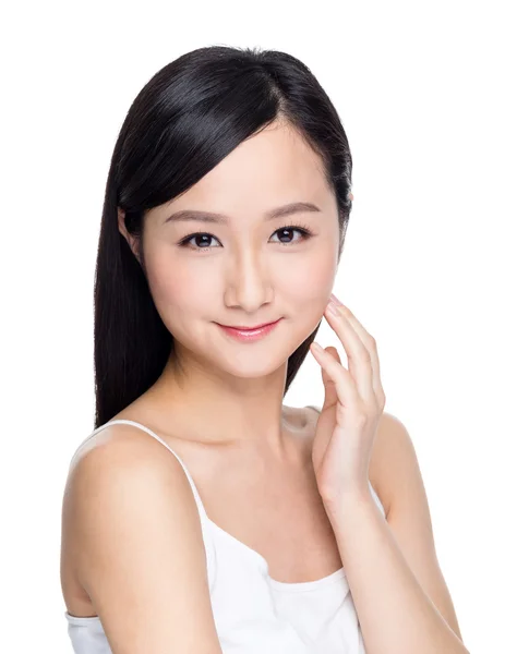 Attractive asian woman with perfect skin — Stock Photo, Image