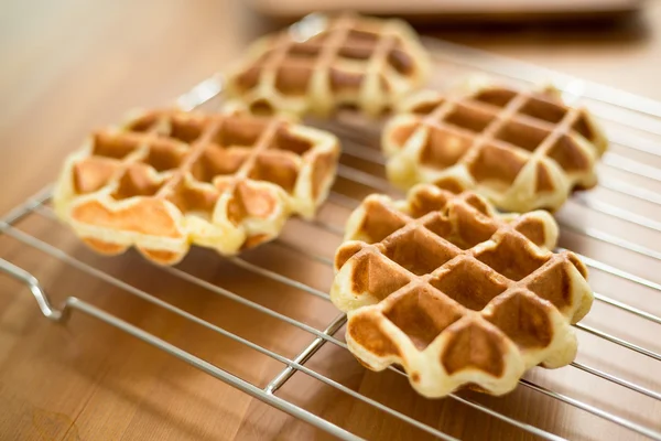 Süße hausgemachte Waffeln — Stockfoto